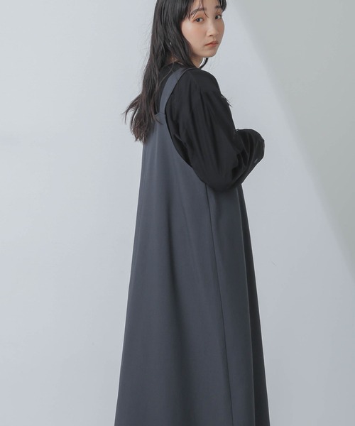 【セール】前後2wayベルトストラップワンピース(ワンピース)|nano・universe(ナノユニバース) 【セール】前後2wayベルトストラップワンピース(ワンピース)|nano・universe(ナノユニバース)