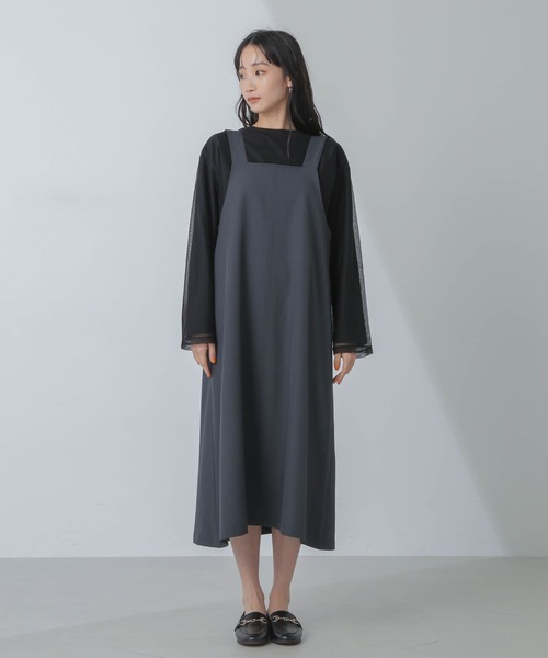 【セール】前後2wayベルトストラップワンピース(ワンピース)|nano・universe(ナノユニバース) 【セール】前後2wayベルトストラップワンピース(ワンピース)|nano・universe(ナノユニバース)