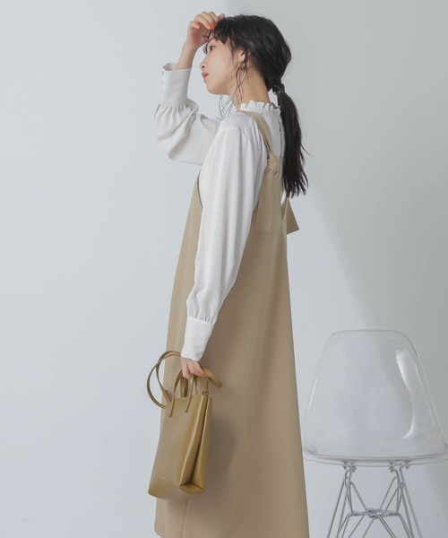 【セール】前後2wayベルトストラップワンピース(ワンピース)|nano・universe(ナノユニバース) 【セール】前後2wayベルトストラップワンピース(ワンピース)|nano・universe(ナノユニバース)