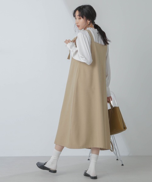 【セール】前後2wayベルトストラップワンピース(ワンピース)|nano・universe(ナノユニバース) 【セール】前後2wayベルトストラップワンピース(ワンピース)|nano・universe(ナノユニバース)