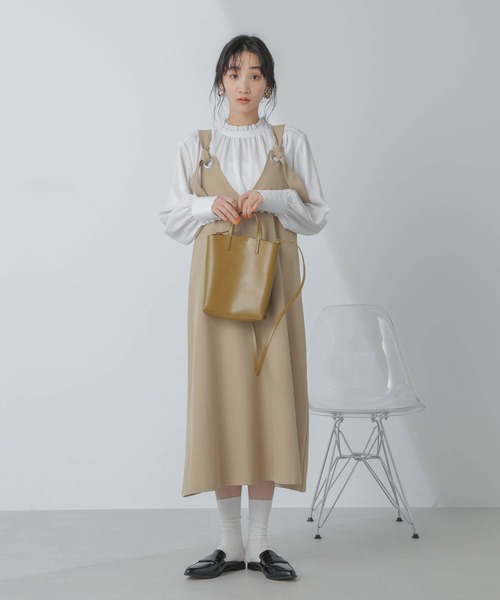 【セール】前後2wayベルトストラップワンピース(ワンピース)|nano・universe(ナノユニバース) 【セール】前後2wayベルトストラップワンピース(ワンピース)|nano・universe(ナノユニバース)