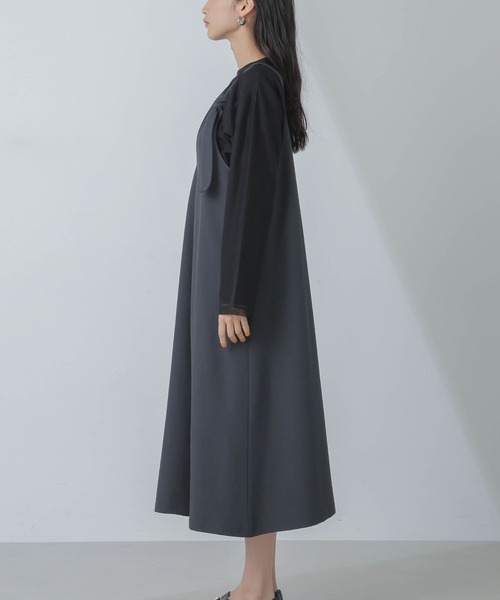 【セール】前後2wayベルトストラップワンピース(ワンピース)|nano・universe(ナノユニバース) 【セール】前後2wayベルトストラップワンピース(ワンピース)|nano・universe(ナノユニバース)