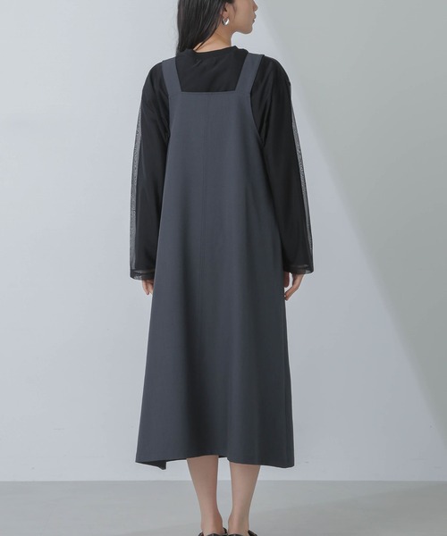 【セール】前後2wayベルトストラップワンピース(ワンピース)|nano・universe(ナノユニバース) 【セール】前後2wayベルトストラップワンピース(ワンピース)|nano・universe(ナノユニバース)