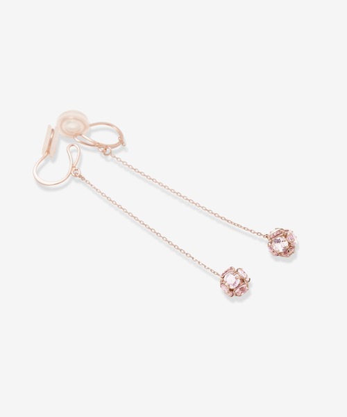 BLOOM(ブルーム)の「K10 ピンクゴールド キュービックジルコニア イヤリング BLOOM/ブルーム(イヤリング・レディース・ピンクゴールド・-)」の6枚目の写真