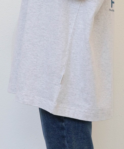 ANME（アンメ）の「前後ロゴ入りフラワープリント長袖Tシャツ（Tシャツ/カットソー・レディース・グレー系その他2/ホワイト系その他/グレー系その他/ホワイト系その他2・M/L）」の15枚目の写真