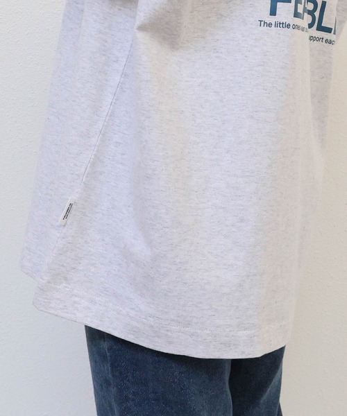ANME（アンメ）の「前後ロゴ入りフラワープリント長袖Tシャツ（Tシャツ/カットソー・レディース・グレー系その他2/ホワイト系その他/グレー系その他/ホワイト系その他2・M/L）」の16枚目の写真