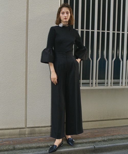 CELFORD（セルフォード）の「ハイウエストツイルワイドパンツ（その他