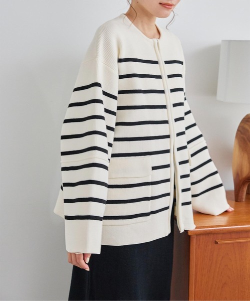 titivate（ティティベイト）の「ランタンスリーブブルゾン（ブルゾン・レディース・ホワイト系その他/ブラック/グレイッシュベージュ/オフホワイト・FREE）」の13枚目の写真