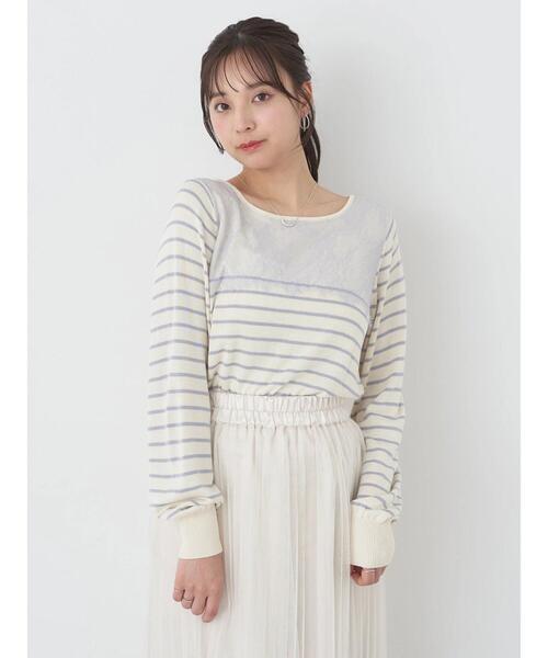 売り切れ、未使用、アースミュージック&エコロジー、ボーダーセーターＳ 売り切れ、未使用、アースミュージック&エコロジー、ボーダー
