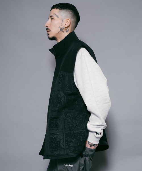 Subciety（サブサエティ）の「STAND NECK VEST（ベスト）」 - WEAR