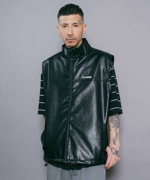 Subciety（サブサエティ）の「STAND NECK VEST（ベスト）」 - WEAR
