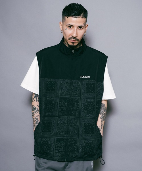 Subciety（サブサエティ）の「STAND NECK VEST（ベスト）」 - WEAR