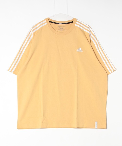 【adidas】スリーストライプルーズフィットTシャツ adidas tシャツ エッセンシャルズ プラス ルーズフィット スリー