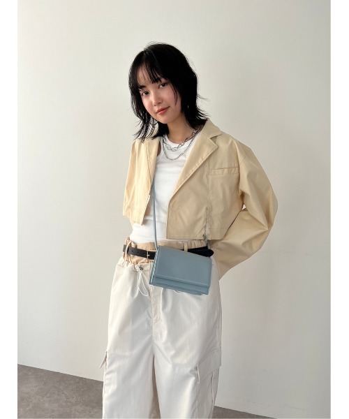 HANNE（アン）の「クロップドジャケット（テーラードジャケット）」 - WEAR