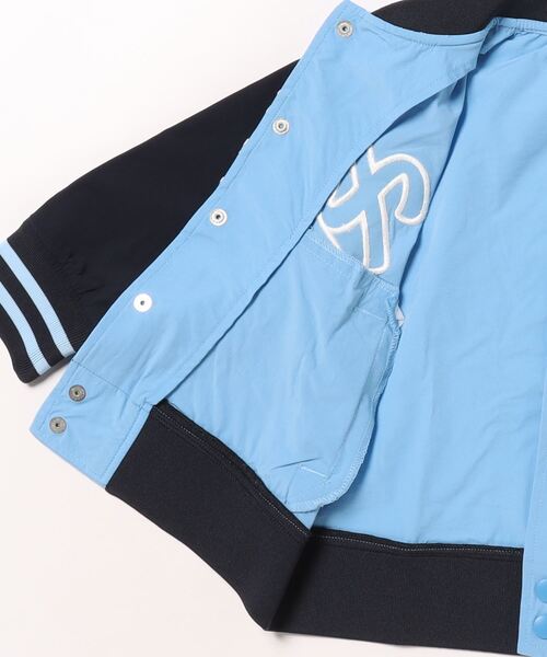 XLARGE KIDS（エクストララージキッズ）の「２WAYストレッチスタジャン（スタジャン・キッズ・ブルー/レッド/ライトグレー・100cm/110cm/120cm/130cm/140cm/90cm）」の6枚目の写真