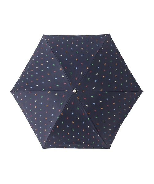 新品】ポロラルフローレン 花柄 晴雨兼用 折り畳み傘 ネイビー 55cm
