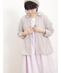 Samansa Mos2 | 二つ並びボタンシャツ(シャツ/ブラウス)