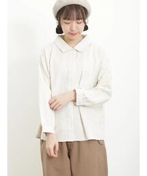 Samansa Mos2 | 二つ並びボタンシャツ(シャツ/ブラウス)