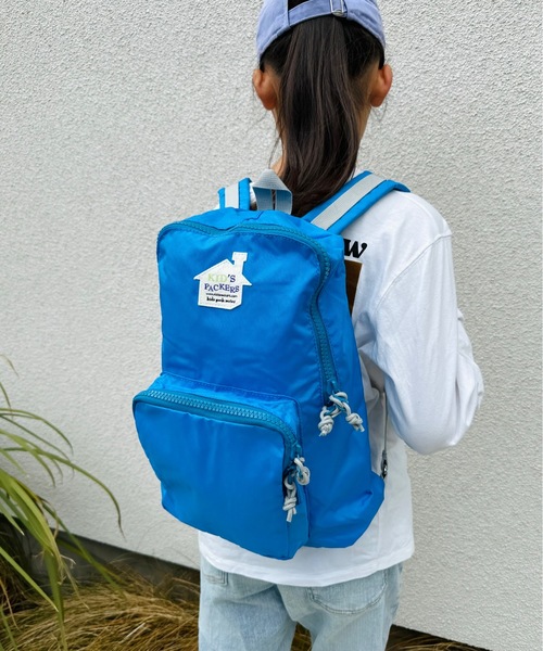 FREDRIK PACKERS（フレドリックパッカーズ）の「FREDRIK PACKERS / KID'S PACKERS（キッズ・パッカーズ） SNUG PACK KIDS（バックパック/リュック・キッズ・ネイビー/イエロー/パープル/ピンク/レッド/ブルー・ONESIZE）」の15枚目の写真