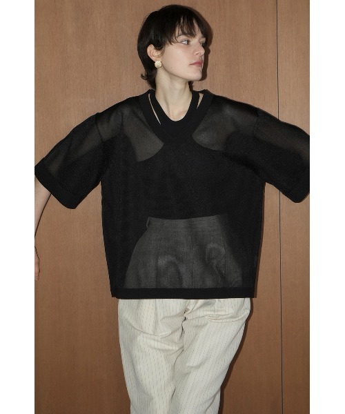 CLANE/クラネ/EDGY CUT TANK TOPS