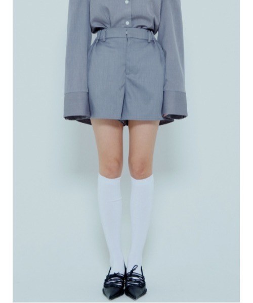 AMAIL（アマイル）の「Power gather pants（その他パンツ・レディース・グレー/ピンク・S/M）」の6枚目の写真