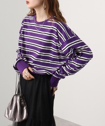 FUNALIVE | Classic multi-border T-shirt / ボーダーマルチボーダーロンT unisex(Tシャツ/カットソー)