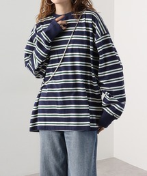 Classic multi-border T-shirt / ボーダーマルチボーダーロンT unisex