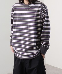 Classic multi-border T-shirt / ボーダーマルチボーダーロンT unisex