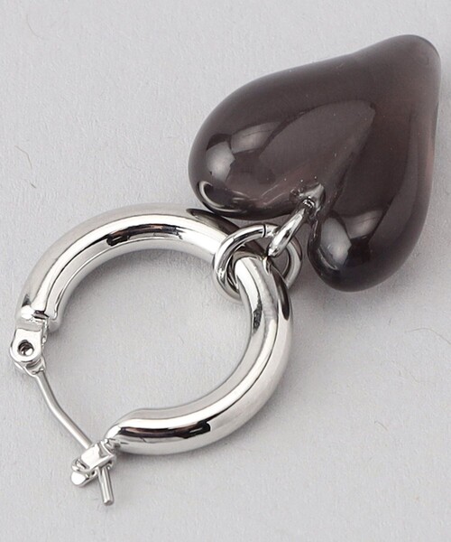 FREAK'S STORE（フリークスストア）の「2WAYハートフープピアス（ピアス（両耳用）・レディース・シルバー/ゴールド・ONE SIZE）」の4枚目の写真