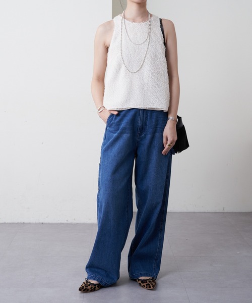 SHENERY（シーナリー）の「アメスリリバーシブルタンクトップ（シャツ/ブラウス・レディース・アイボリー/ブラック・FREE）」の19枚目の写真