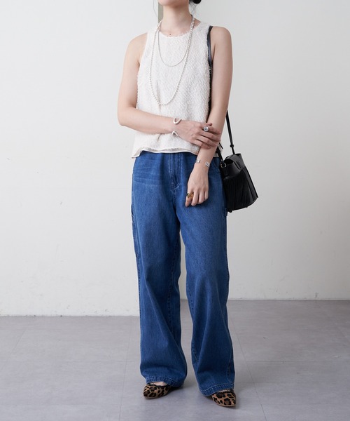 SHENERY（シーナリー）の「アメスリリバーシブルタンクトップ（シャツ/ブラウス・レディース・アイボリー/ブラック・FREE）」の22枚目の写真