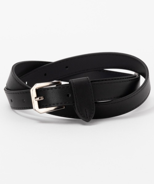 HusHusH(ハッシュアッシュ)の「HusHusH ハッシュアッシュ プレーンベルト(ベルト・レディース・ブラウン/キャメル/ブラック・フリー)」の2枚目の写真