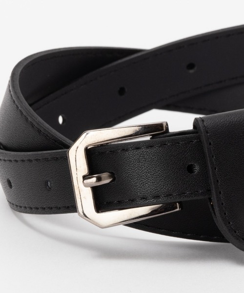 HusHusH(ハッシュアッシュ)の「HusHusH ハッシュアッシュ プレーンベルト(ベルト・レディース・ブラウン/キャメル/ブラック・フリー)」の8枚目の写真