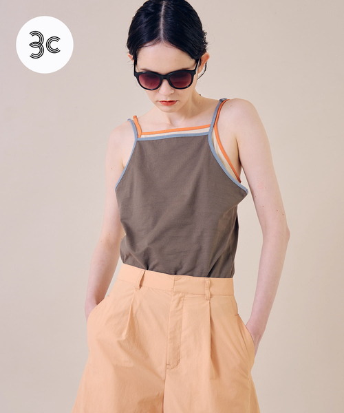 キャミソール cwtch　ORGANIC CT BICOLOR CAMISOLE cwtch ORGANIC CT BICOLOR CAMISOLE（キャミソール）｜THE