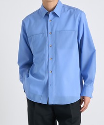 【THE TOKYO/ザトウキョウ】Active Washable Wool L/S Shirt Solid/アクティブウォッシャブルウールロングスリーブシャツソリッド