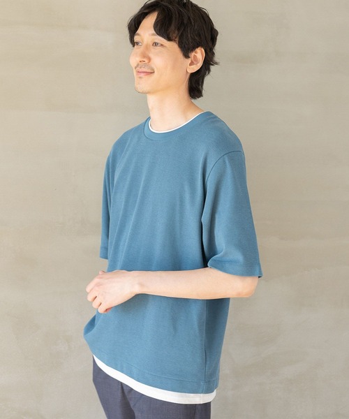セール】クルーネックレイヤードCOOL/半袖/986807（Tシャツ