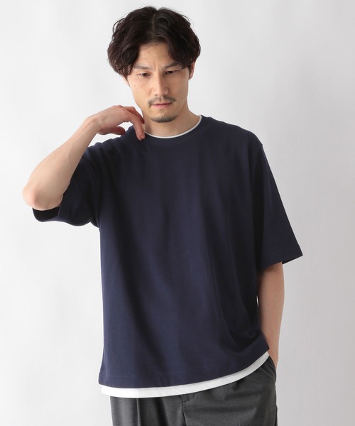 セール】クルーネックレイヤードCOOL/半袖/986807（Tシャツ