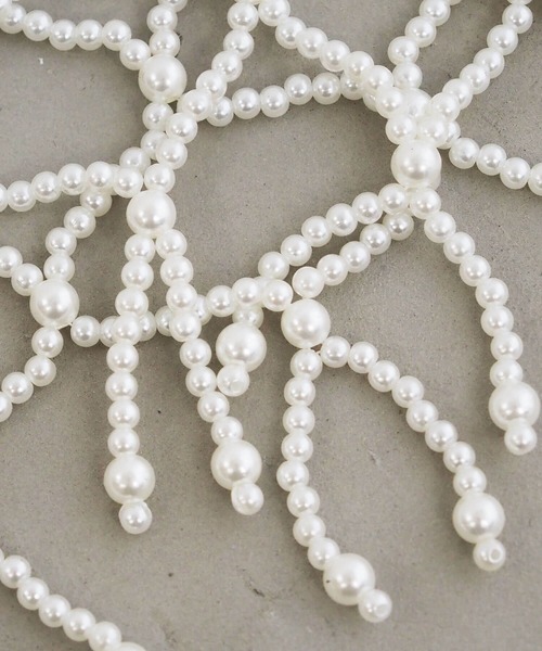 tiptop(ティップトップ)の「パールビスチェ(キャミソール・レディース・ホワイト系その他/ブラック系その他・FREE)」の3枚目の写真