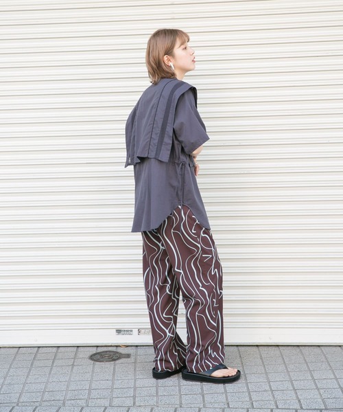 【セール】パイピングレイヤードシャツ（シャツ/ブラウス）｜KBF（ケイビーエフ）