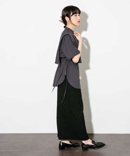 【セール】パイピングレイヤードシャツ（シャツ/ブラウス）｜KBF（ケイビーエフ）