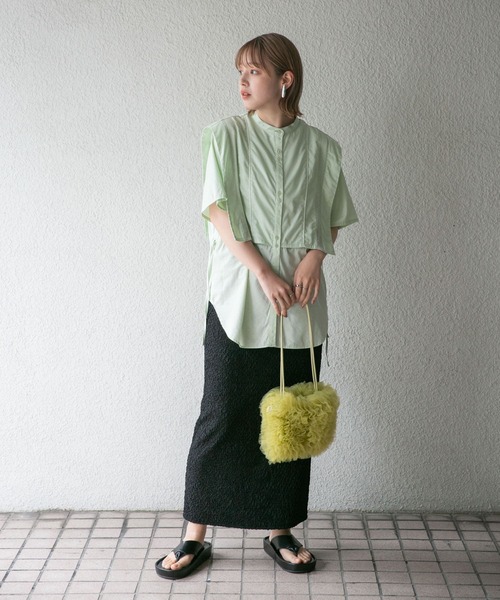 【セール】パイピングレイヤードシャツ（シャツ/ブラウス）｜KBF（ケイビーエフ）