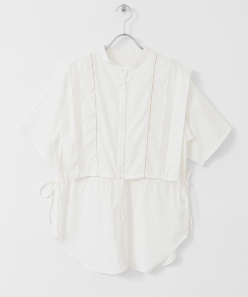 【セール】パイピングレイヤードシャツ（シャツ/ブラウス）｜KBF（ケイビーエフ）