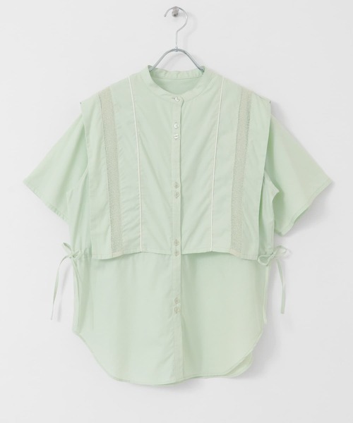 【セール】パイピングレイヤードシャツ（シャツ/ブラウス）｜KBF（ケイビーエフ）