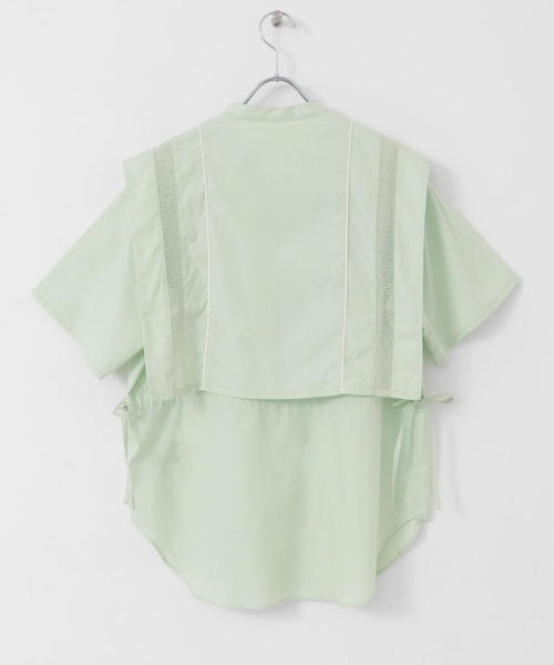 【セール】パイピングレイヤードシャツ（シャツ/ブラウス）｜KBF（ケイビーエフ）