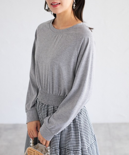 tocco closet(トッコ クローゼット)の「【ZOZO限定】ギンガムチェックドッキングワンピース(ワンピース・レディース・グレー/ブラック・M)」の20枚目の写真