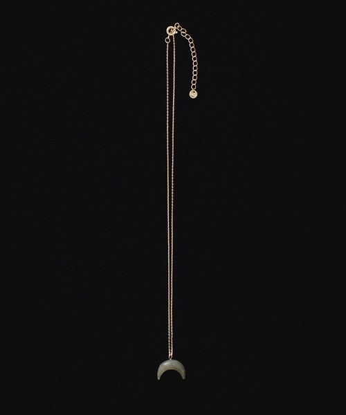 ANU（アヌ）の「moonlight necklace - ムーンライトネックレス（ネックレス・レディース・グレー/ブルー・FREE）」の4枚目の写真