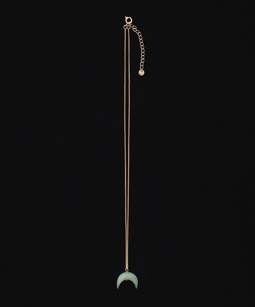 ANU（アヌ）の「moonlight necklace - ムーンライトネックレス（ネックレス・レディース・グレー/ブルー・FREE）」の5枚目の写真