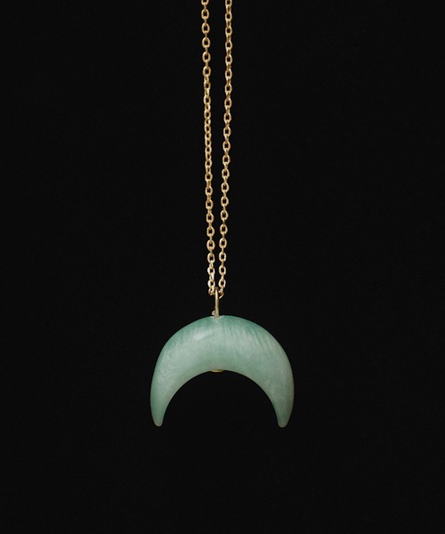 ANU（アヌ）の「moonlight necklace - ムーンライトネックレス（ネックレス・レディース・グレー/ブルー・FREE）」の3枚目の写真