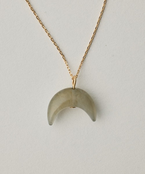 ANU（アヌ）の「moonlight necklace - ムーンライトネックレス（ネックレス・レディース・グレー/ブルー・FREE）」の16枚目の写真