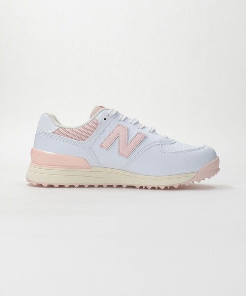 未使用:New Balance ゴルフシューズ 女性用 ホワイト/ピンク 未使用:New Balance ゴルフシューズ 女性用 ホワイト/ピンク 未使用